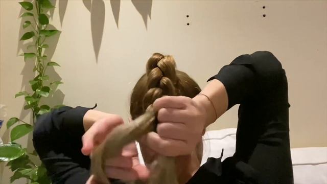 Плетение объёмной косы / из косы объемная шишка / причёска на каждый день / hairstyle ideas /