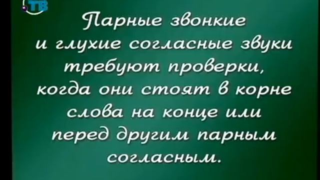 Русский язык для детей. Урок 3.5. Правописание парных согласных смотреть онлайн