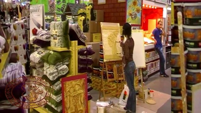 Античная штукатурка. Барельеф в греческом стиле "Афина" смотреть онлайн