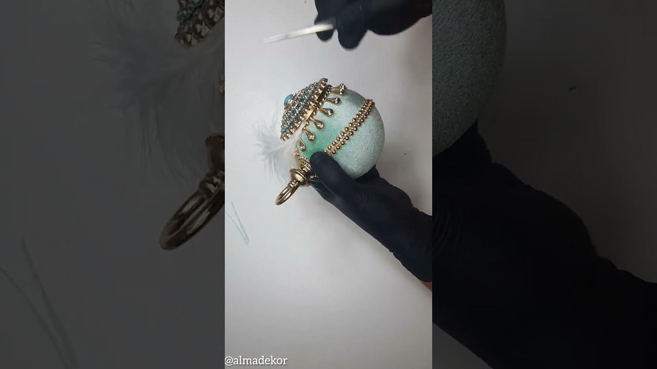 МК ёлочный бархатный шар смотреть онлайн