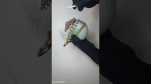 МК ёлочный бархатный шар