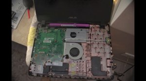 Частичная разборка ASUS X507UA, замена HDD на SSD