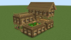 Майнкрафт - Как построить огромный дом для выживания. Minecraft