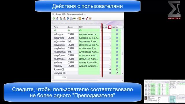 Интегратор: работа с пользователями и преподавателями