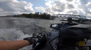 Пороги Лосево Прохождение на Гидроцикле Brp Sea-doo RXP260 // Braapextreme