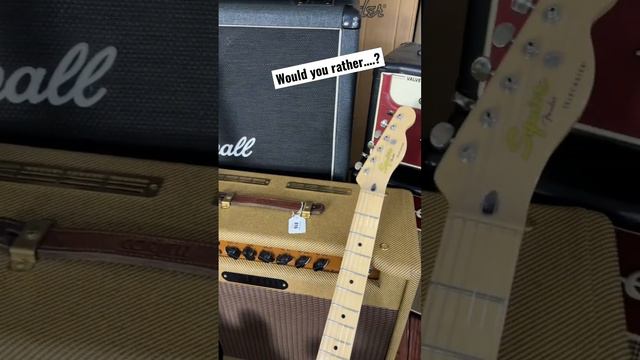 Would you rather…. ? Fender FSR TL-90 or Squier Classic Vibe Tele Thin? #guitarauctions