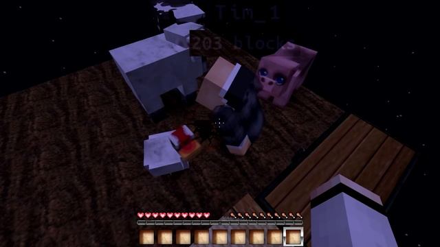 НУБ И ПРО ВЫЖИВАЮТ НА ОДНОМ БЛОКЕ В МАЙНКРАФТ! КАК ВЫЖИТЬ НА 1 БЛОКЕ! ВЫЖИВАНИЕ! смотреть онлайн