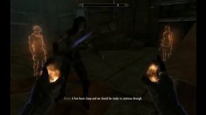 Skyrim: Felix, Khajiit sneak/archer, lightly modded. Video 087.