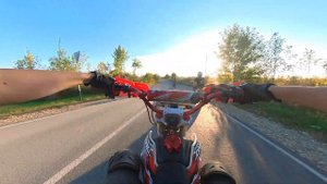 Сходка в Ханской или Просто весёлая покатушка!? #pitbike #motorcycle #сходка