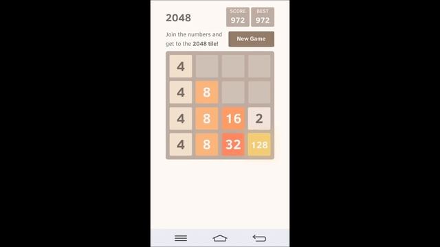 2048 number puzzle game for Android смотреть онлайн
