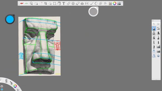 Построение носа Давида смотреть онлайн
