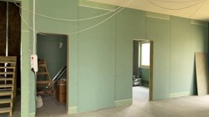 Подготовительный этап в отделке сип дома. Сип дом 370 м2.