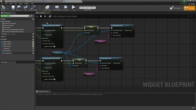 Создание меню настройки звука в Unreal Engine 4 | Видео урок по Unreal Engine 4 | Создание игр