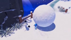 Astro's Playroom ps5 трофей: Снежный ком