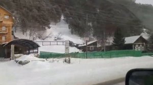 Байкал зимой на машине из Красноярска. Листвянка.