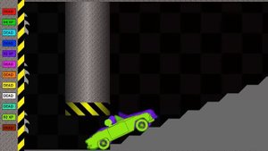 Stickman Cars: Survival Race in Algodoo