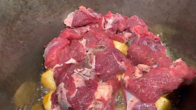 Казан кебаб по Узбекски & Kazan kebab in Uzbek & Узбек козон кабоб тайерлаш