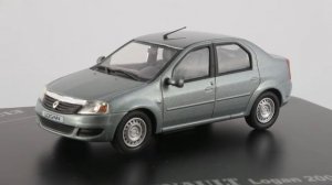 Renault Logan 2008 // Eligor // Масштабные модели автомобилей 1:43