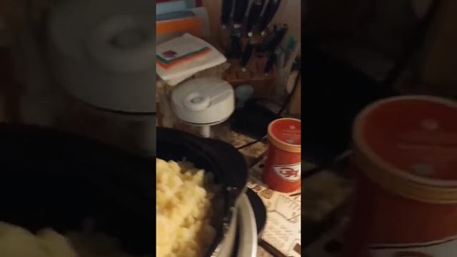 Mashed potatoes in Pampered quick cooker