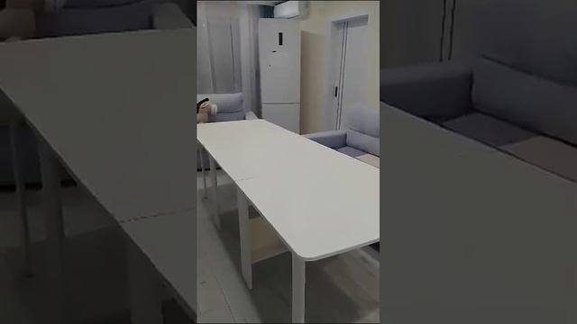 Стол-книжка трасформер обеденный СТК7 Белый от мебельной фабрики ДЖАЗ смотреть онлайн