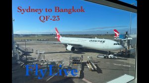 Qantas Airways Flight QF-23 from Sydney to Bangkok on Airbus A330-300