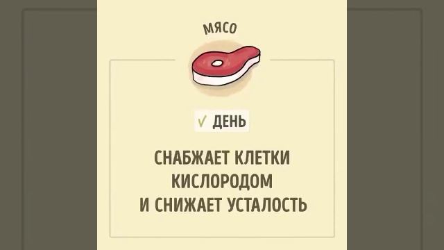 Когда можно кушать те или иные продукты.