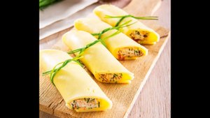 Сырные рулетики с начинкой_Холодная закуска за 5 минут_Рецепт закуски на праздничный стол