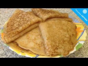 Постные блинчики.  Вкуснейшие и простейшие