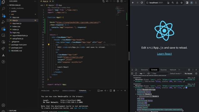 ReactJS Tutorial in Hindi #35 - Learn Fetch API in React