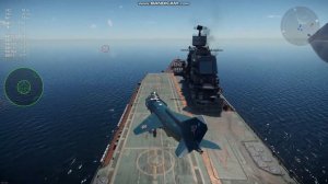 WarThunder Як-38 на авианесущем крейсере