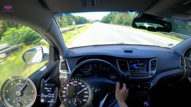 Hyundai Tucson III 2.0crdi 136hp 2016 Autobahn Test drive 4K смотреть онлайн