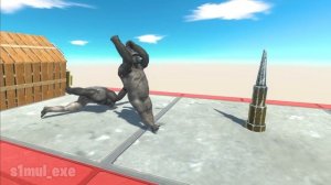 ROLLING TRAP and SPIKES - Animal Revolt Battle Simulator