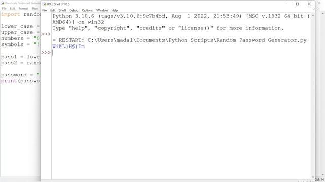 Random Password Generator - Python смотреть онлайн