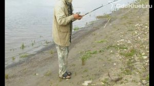 Ловля стерляди на червячка