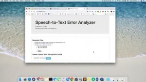 CS410 Project Presentation Speech Recognition Error Analyzer