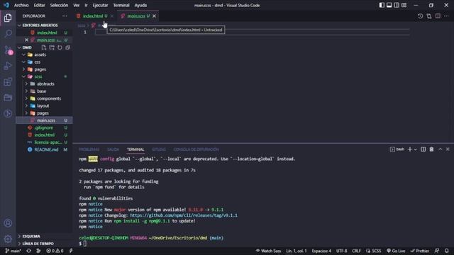 Instalación npm sass смотреть онлайн