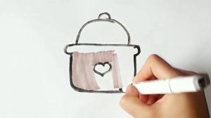 Draw a Cauldron for Kids \ Рисовать Горшок для детей