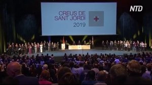 В Каталонии Лионелю Мессии вручили Крест Сант-Жорди