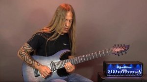 Steve Stine Jamming with the Schecter KM7 Guitar