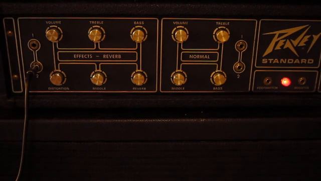 Peavey Standard 120 vintage 70's amp head смотреть онлайн