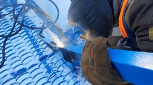 сварка в -30!!!!Или о том как работали в мороз!