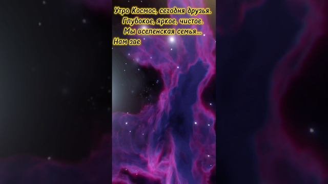 Космическое сегодня настроение... 
Я со вселенной в примирении.