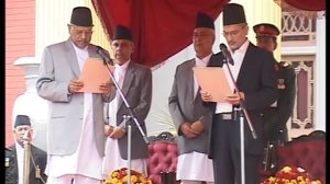 Dr  Baburam Bhattarai has taken oath of Prime minister