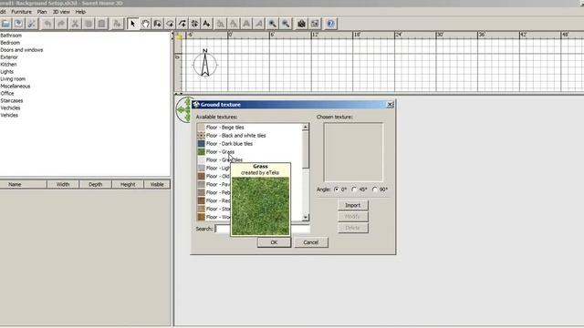 How to change Background of 3D View in Sweet Home 3D смотреть онлайн