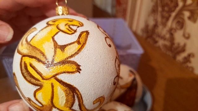 Шары новогодние в кавказском стиле catharine@rambler.ru