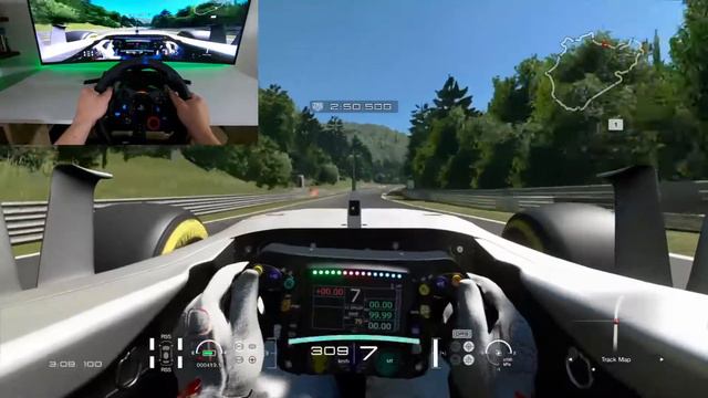 Mercedes F1 Gran Turismo Sport PS4 / Logitech G29, Samsung Ultrawide 43" Monitor смотреть онлайн