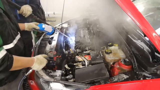 Мойка двигателя паром смотреть онлайн