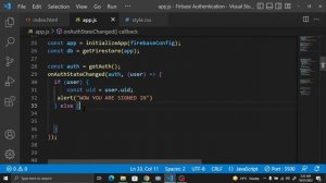 Firebase OnAuthStateChanged || firebase authentication || onauthstatechanged in js