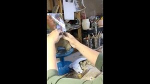 How to make a small horse head from clay, part 1