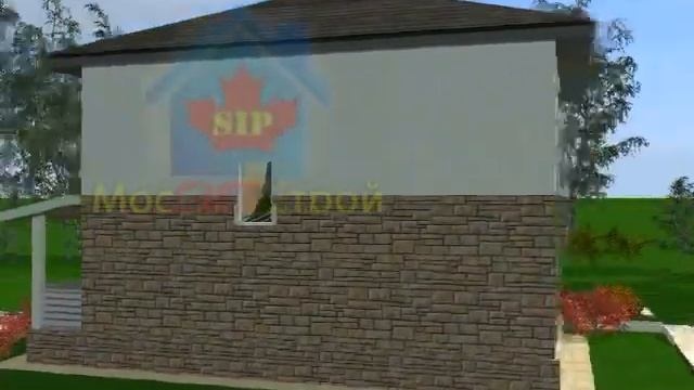 Проект дома из сип панелей Лора смотреть онлайн